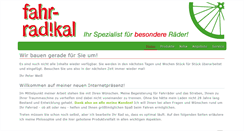 Desktop Screenshot of fahr-radikal.de